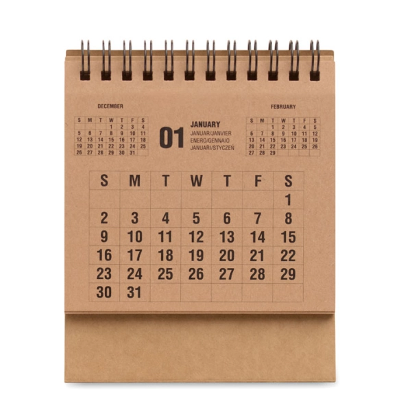 YEARS, Calendrier de bureau de 4 ans