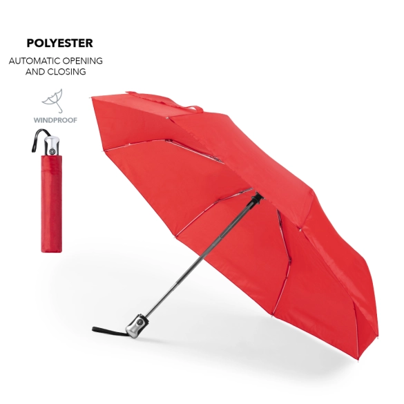 Parapluie pliable anti-tempête Ø98cm "Stapi"