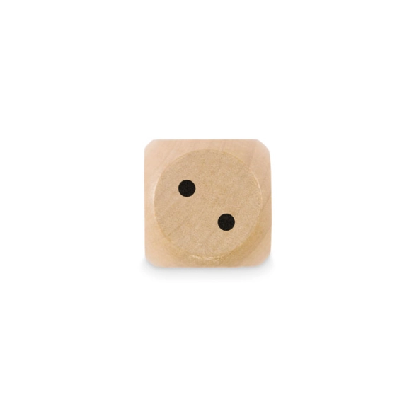 DADIN, Dés en bois Schima 3cm dia