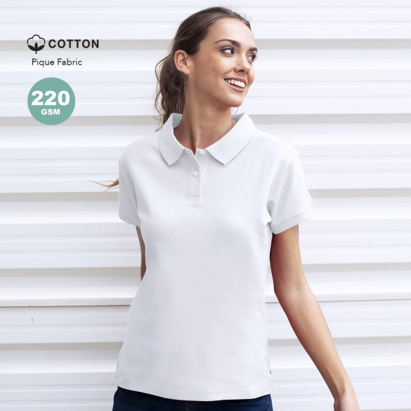 Polo femme en coton 220gr "Fraser"