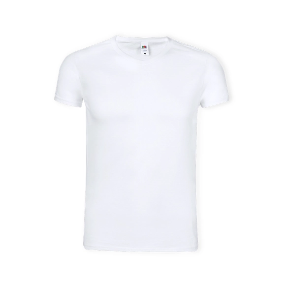 T-Shirt Adulte Blanc Iconic V-Neck