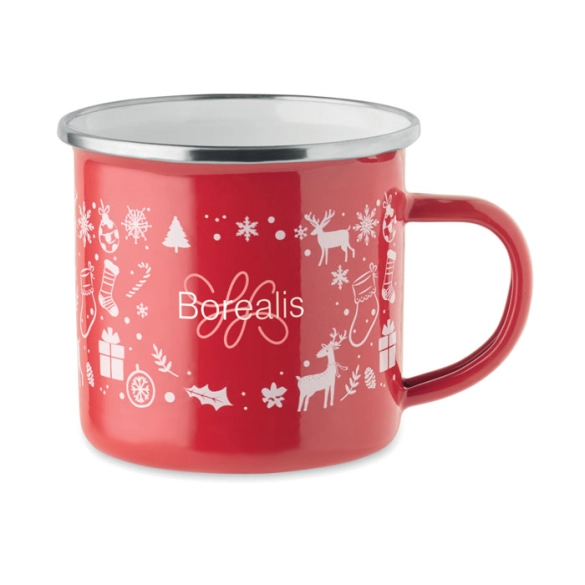 SEASOMEL, Mug de Noël en émail 300ml