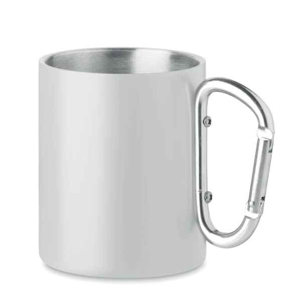 Mug métallique avec anse mousqueton 300ml "Nouchka"