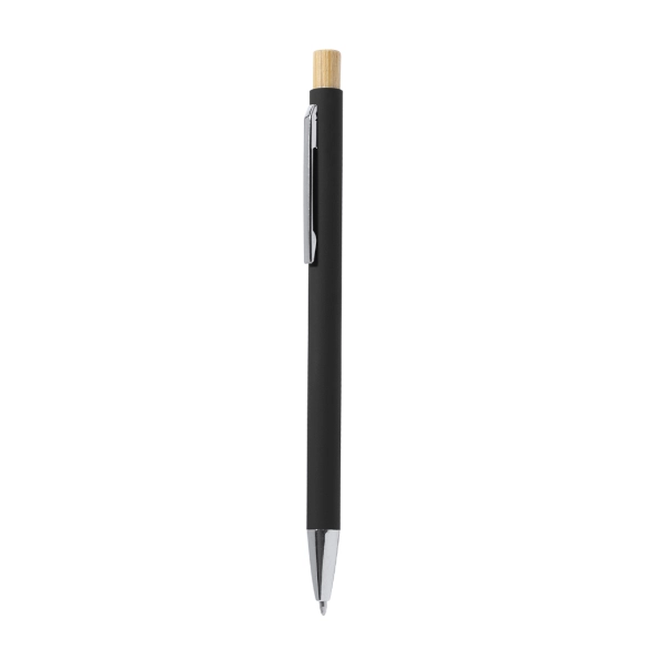 Stylo avec corps en caoutchouc mat "Merosif"