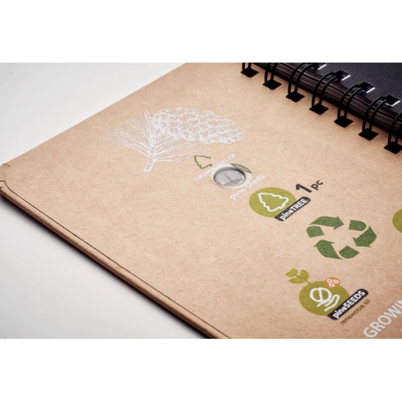 GROWNOTEBOOK™, Un carnet , un Pin