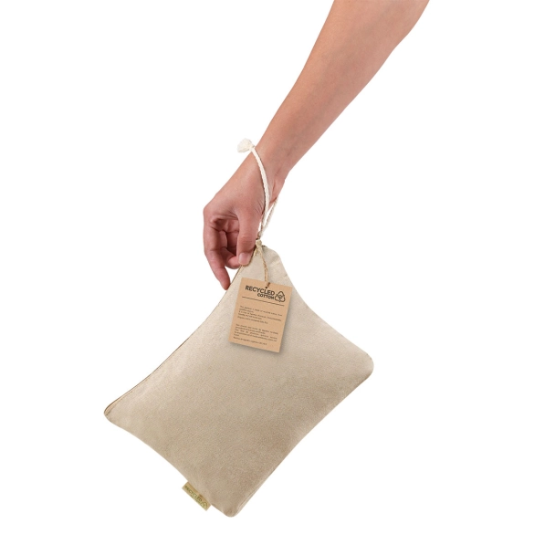 Trousse de toilette en coton recyclé Theris