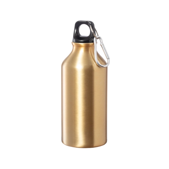 Bouteille aluminium avec mousqueton 400ml "Canova"