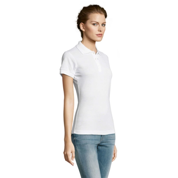 Polo femme en polyester et coton "Berga"