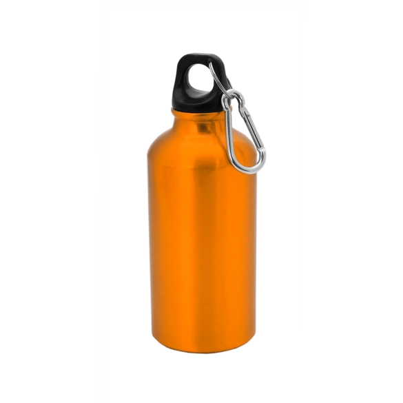 Bouteille aluminium avec mousqueton 400ml "Canova"