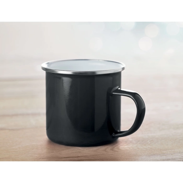 Mug vintage en métal émaillé 350ml "Gap"