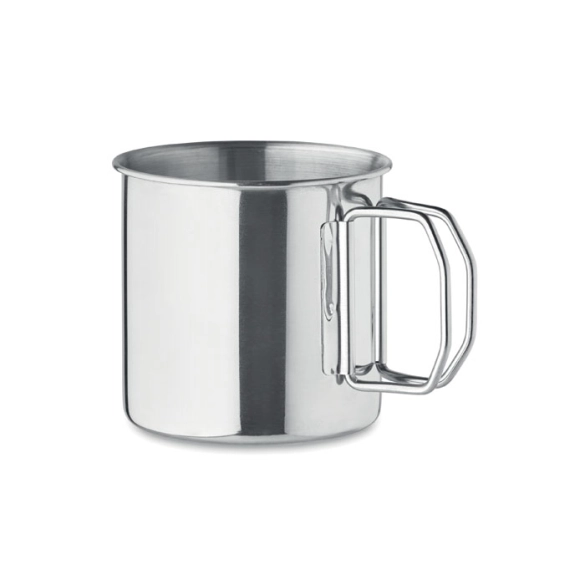 Mug acier inox avec poignée pliable 330ml "Bonus"