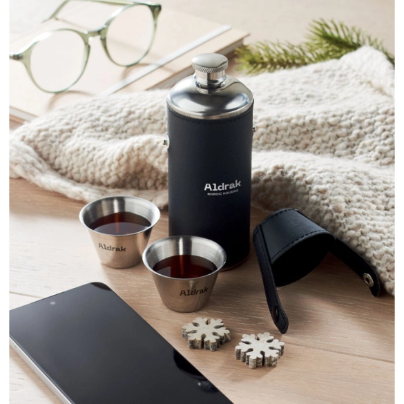 COCOON, Bouteille avec gobelets