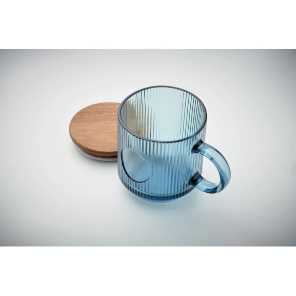 VITRIO MUG, Mug en verre strié 300ml