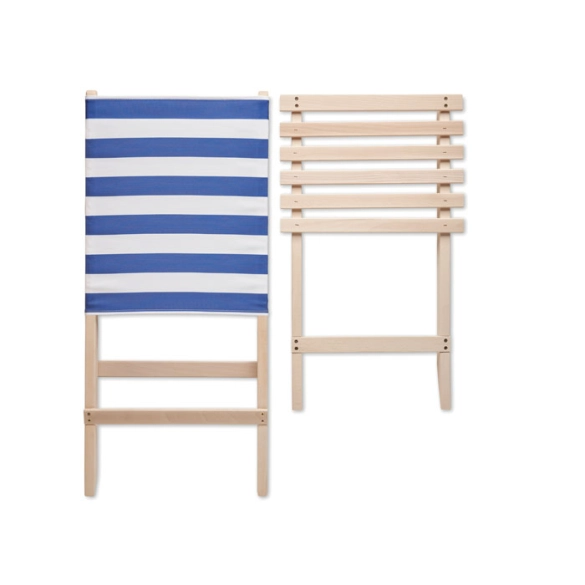 MARINERO, Chaise de plage pliable en bois