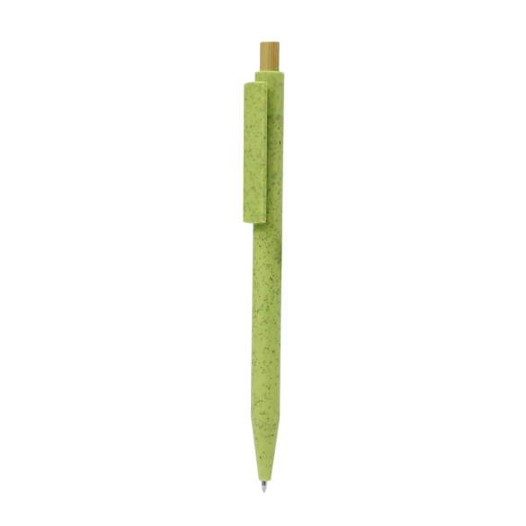 Stylo en paille de blé et bambou "Bouteflex"