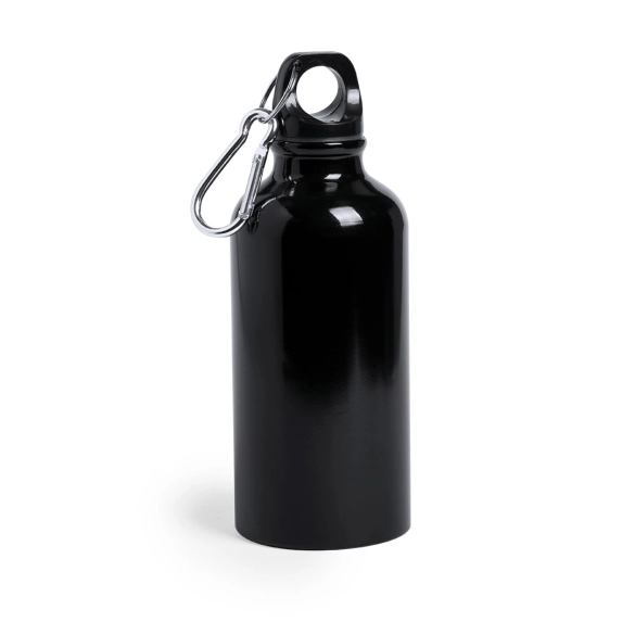 Bouteille aluminium avec mousqueton 400ml "Canova"