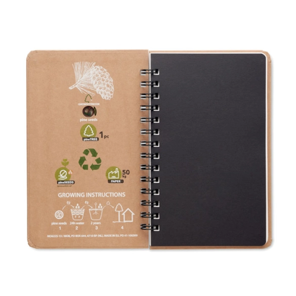 GROWNOTEBOOK™, Un carnet , un Pin