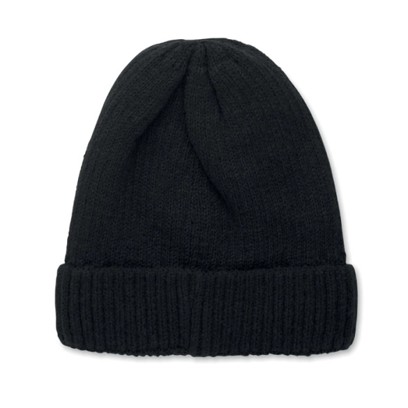 PUNTOS, Bonnet tricoté avec revers