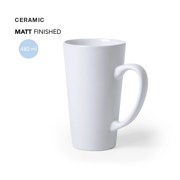 Mug céramique forme conique 480ml "Sigurd"