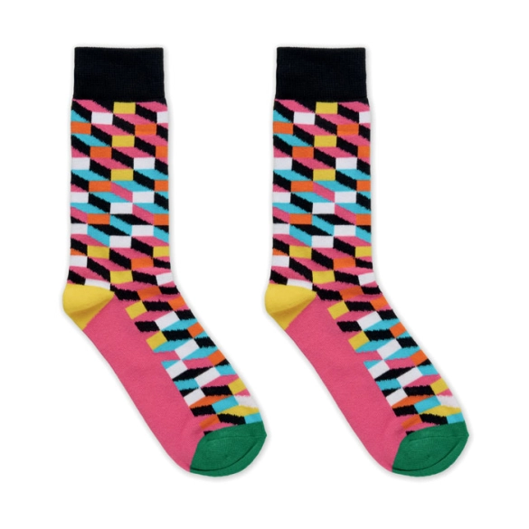 FUNNY M, Chaussettes motifs amusants M