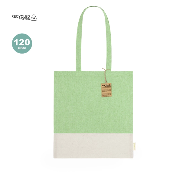 Sac shopping éco en coton recyclé 120g/m2  "Starly"