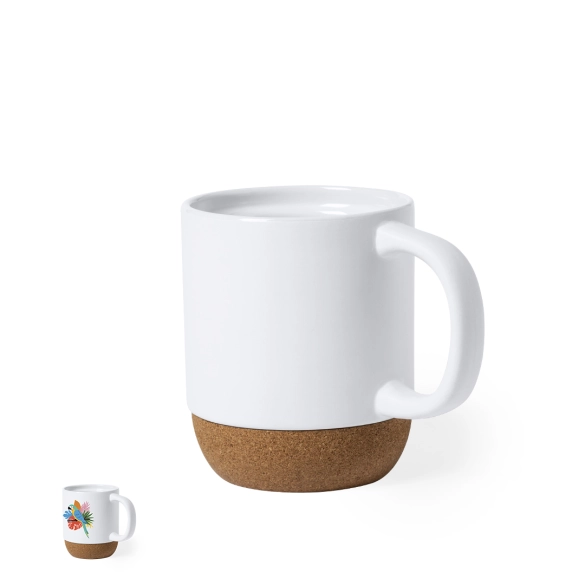 Mug pour sublimation base liège 420ml "Minigo"