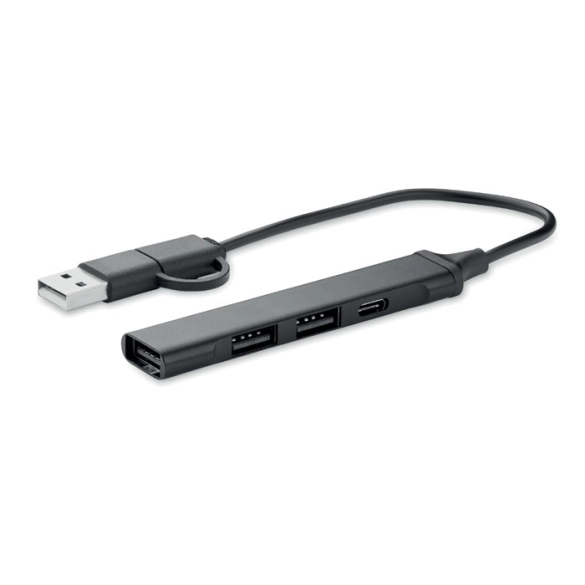 CURRENT, Hub USB 4 ports 19 cm