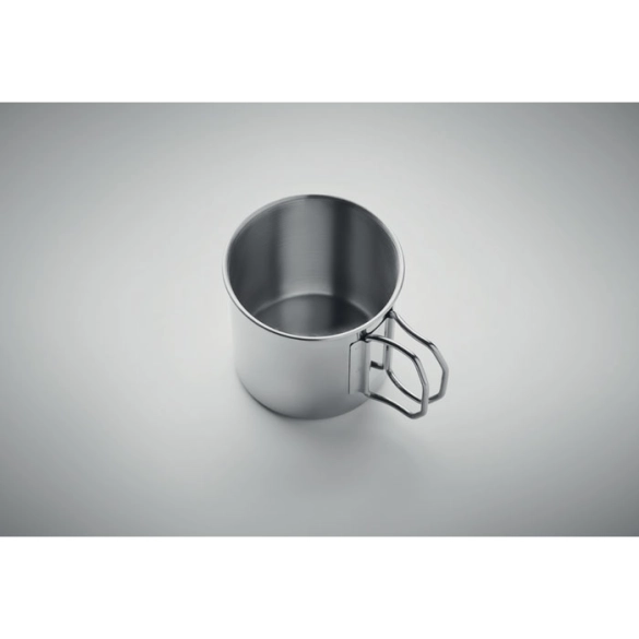 Mug acier inox avec poignée pliable 330ml "Bonus"