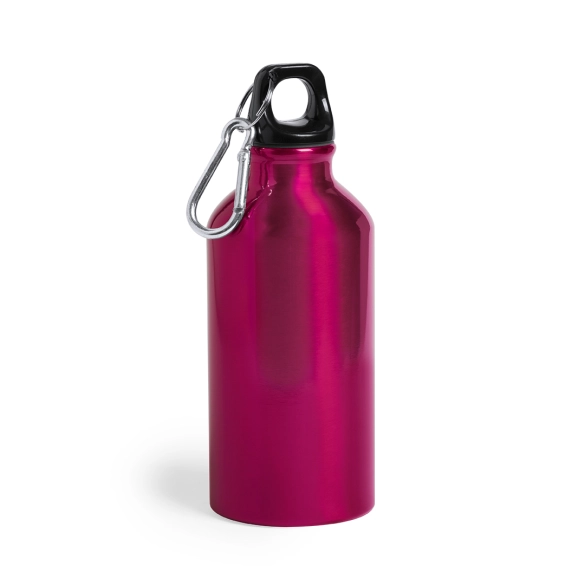 Bouteille aluminium avec mousqueton 400ml "Canova"