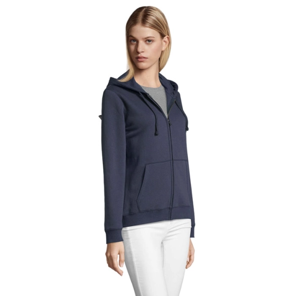 Veste zippée femme avec capuche 280gr "Conil-woman"