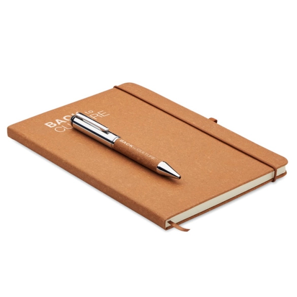 ELEGANOTE, Carnet en cuir recyclé et stylo