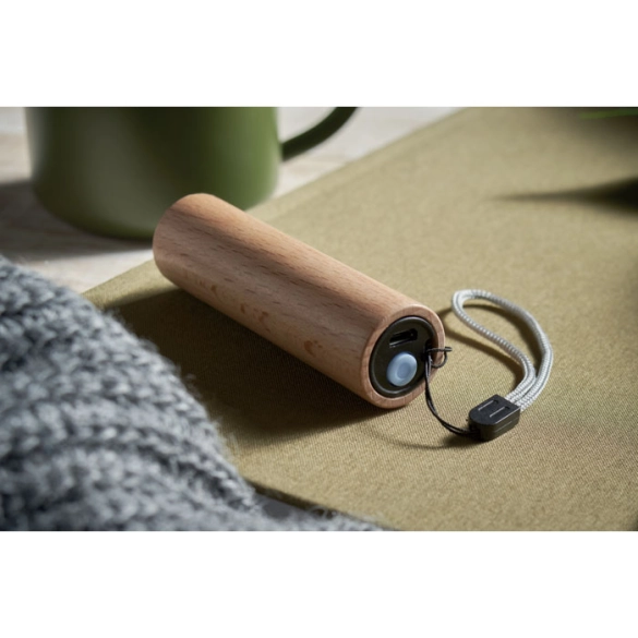 LITE, Torche rechargeable en bois