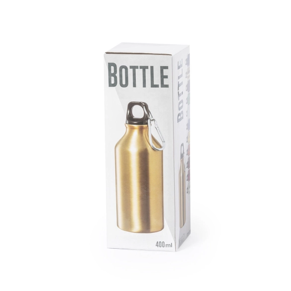 Bouteille aluminium avec mousqueton 400ml "Canova"