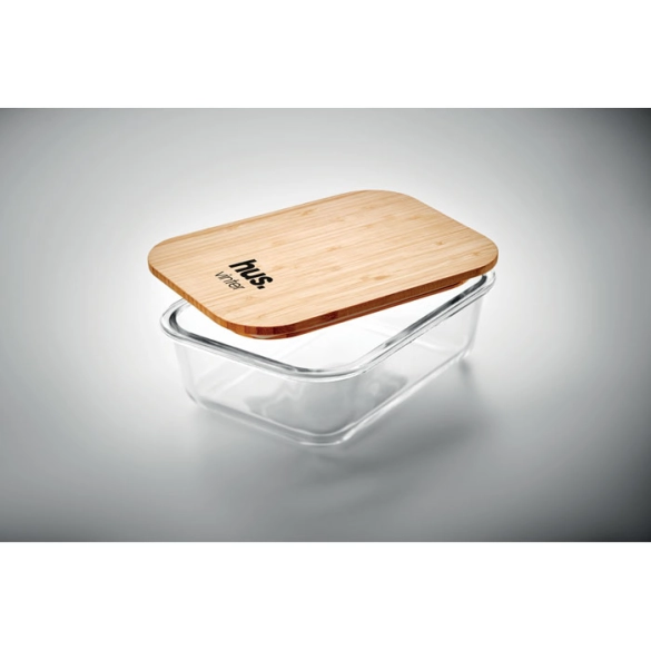 TUNDRA LUNCHBOX, Lunchbox en verre et bambou