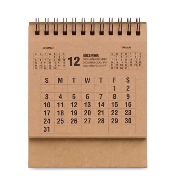 YEARS, Calendrier de bureau de 4 ans