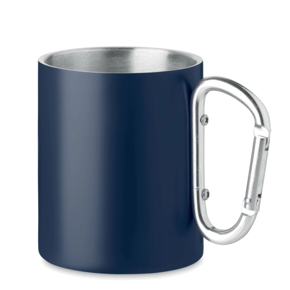 Mug métallique avec anse mousqueton 300ml "Nouchka"