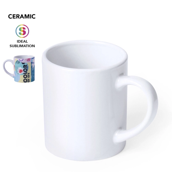 Mug blanc spécial sublimation 250ml "Caldasublim"