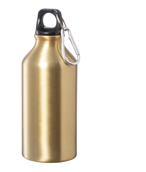 Bouteille aluminium avec mousqueton 400ml "Canova"