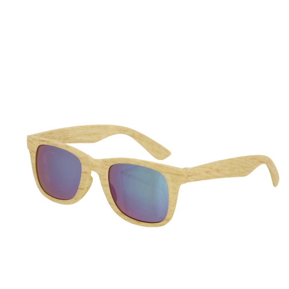 Lunettes de soleil monture bois "Lircle"