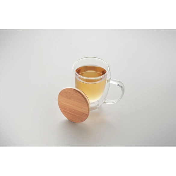 Mug en verre double paroi 350ml "Avelis"