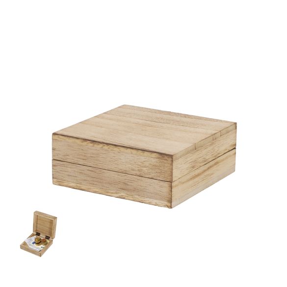 Coffret présentation en bois "Malcomil"