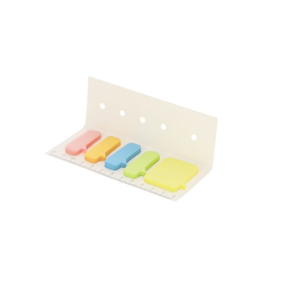 Bloc-notes post-it 5 couleurs "Kaliji"