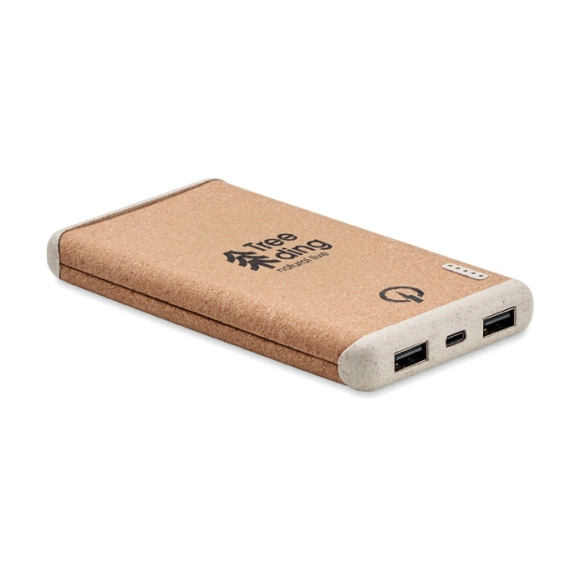 Chargeur sans fil et powerbank 10.000 mAh "Biarritz"