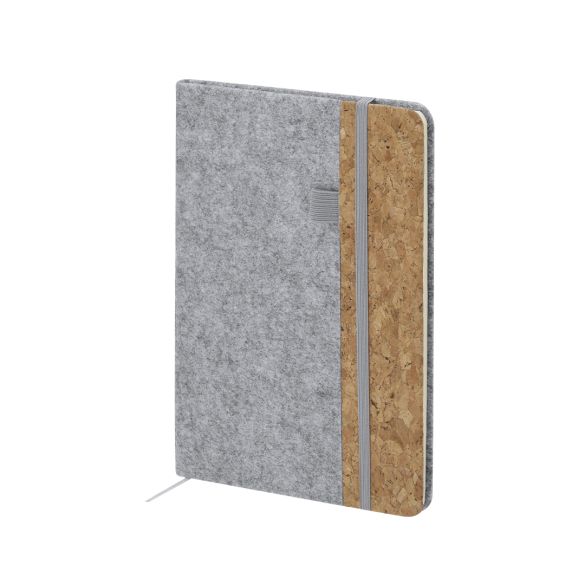 Carnet A5 feutrine et liège "Colcentir"