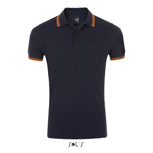 Polo homme avec liseré blanc 200gr "Cachan"