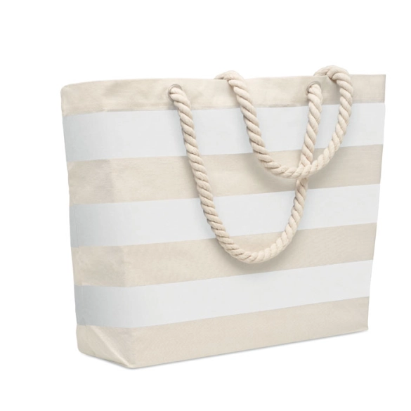 Sac de plage bicolore en coton 220 gr "Emma"