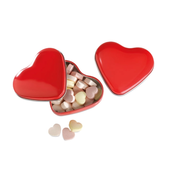 LOVEMINT, Boîte coeur avec bonbons