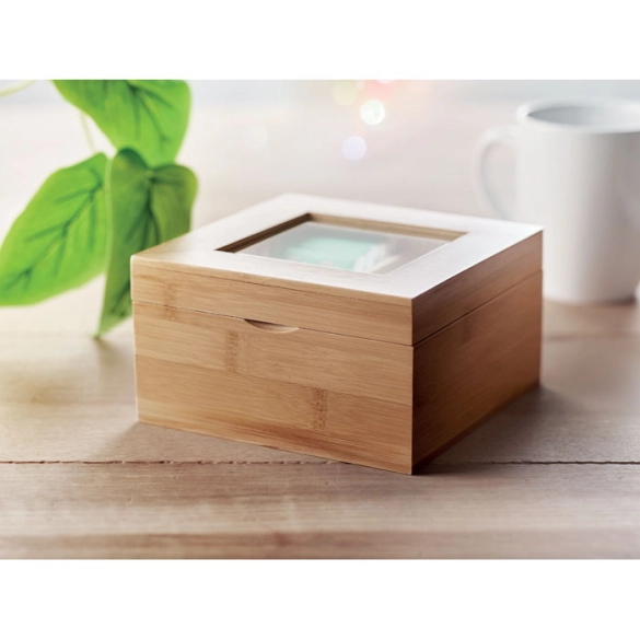 CAMPO TEA, Boîte à thé en bambou