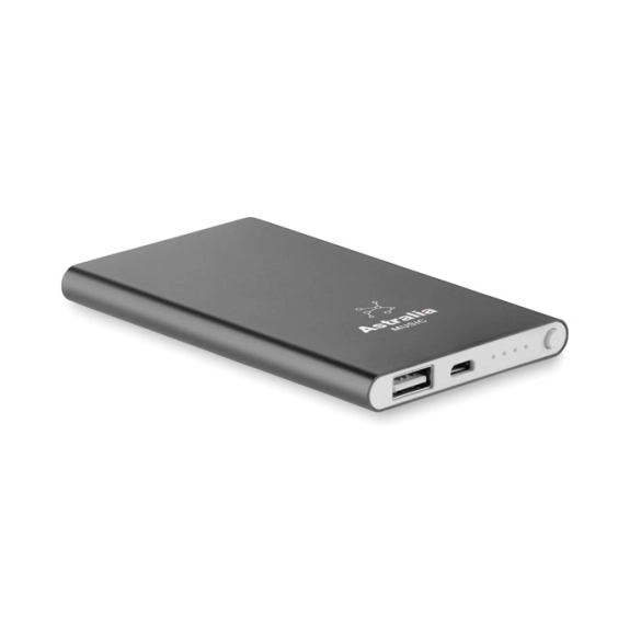 Powerbank ultra plat alu 4000 mAh "Yanis"