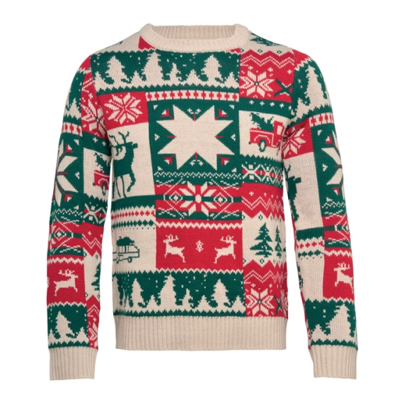 SHIMIS, Pull de Noël tricoté S-M